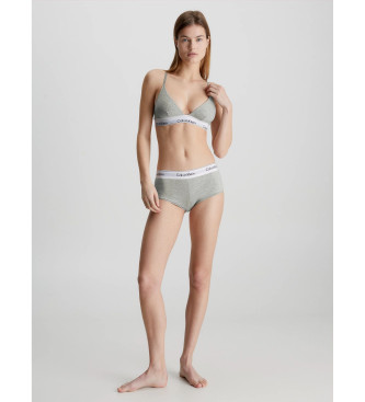 Calvin Klein Reggiseno a triangolo moderno in cotone grigio