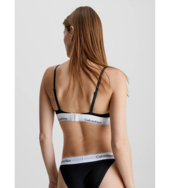 Calvin Klein Triangle BH Modern Katoen zwart