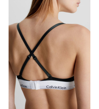 Calvin Klein Soutien-gorge triangle en coton moderne noir