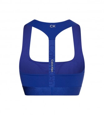 Calvin Klein Apoiar o Bra azul desportivo
