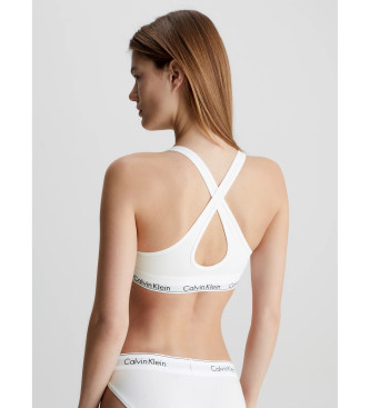 Calvin Klein Reggiseno lift in cotone moderno bianco