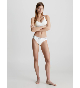 Calvin Klein Reggiseno lift in cotone moderno bianco