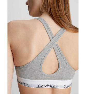 Calvin Klein Soutien moderno em algodo cinzento