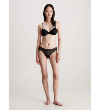 Calvin Klein Soutien-gorge invisible Demi - Sheer Marquisette noir