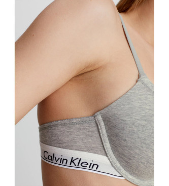 Calvin Klein Soutien Invisvel Algodo Moderno Cinzento