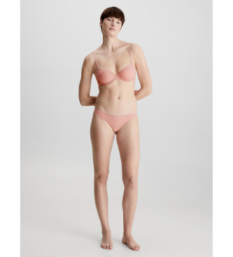 Calvin Klein Invisible Bra Sheer Marquisette nude