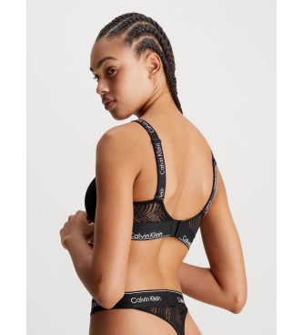 Calvin Klein Reggiseno nero leggermente foderato