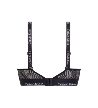 Calvin Klein Reggiseno nero leggermente foderato