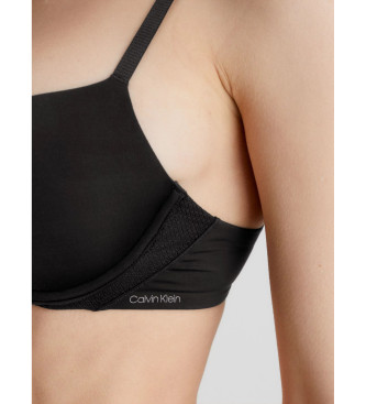 Calvin Klein Soutien push-up decotado Perfectly Fit Flex preto