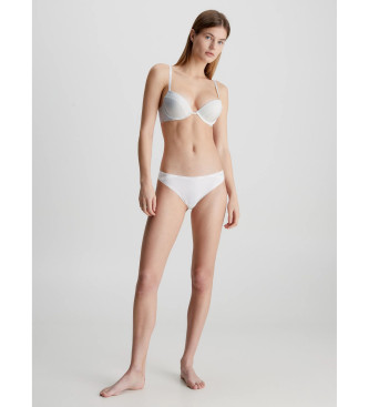 Calvin Klein Push Up Flirty laag uitgesneden bh wit