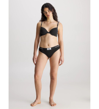 Calvin Klein Sujetador Push Up Plunge negro