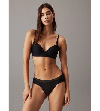 Calvin Klein Soutien Push-Up No Ligado - Conforto Sedutor Preto