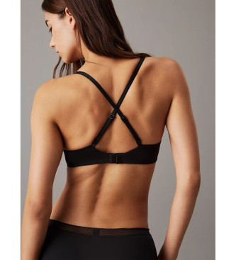 Calvin Klein Soutien Push-Up No Ligado - Conforto Sedutor Preto