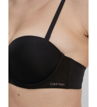 Calvin Klein Push Up Strapless Beha zwart