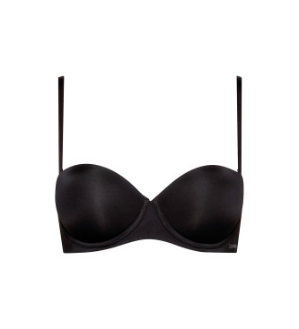 Calvin Klein Sujetador Push Up Strapless negro 