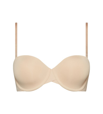 Calvin Klein Strapless beige bra