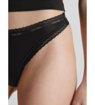 Calvin Klein Bottoms Up black thong