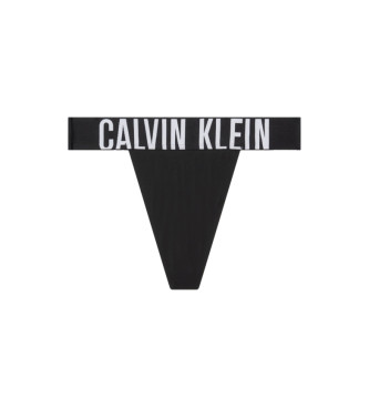 Calvin Klein String  jambe haute noir
