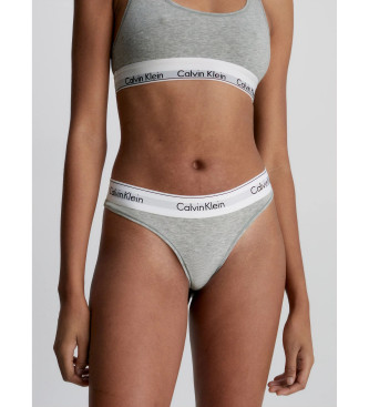 Calvin Klein Stringi Modern Cotton w kolorze szarym