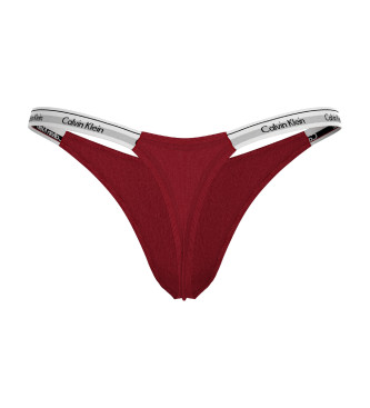 Calvin Klein Tanga - Modern Logo granate