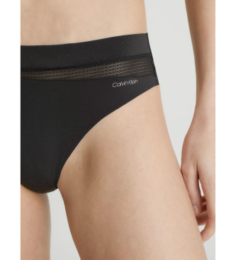 Calvin Klein Tanga Perfectly Fit Flex preta