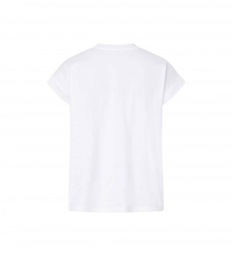 Calvin Klein Monologo T-shirt dcontract blanc