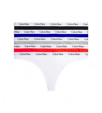 Calvin Klein Paquet de 5 tongs Carousel multicolores