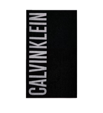 Calvin Klein Black beach towel