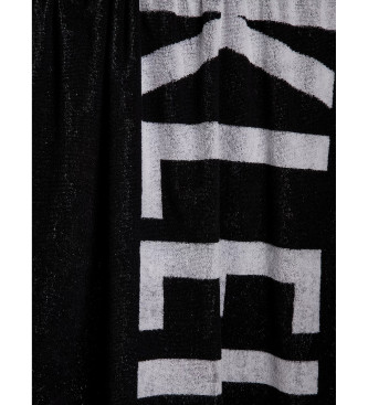 Calvin Klein Black beach towel