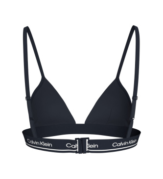 Calvin Klein Trikotni bikini zgornji del Meta Legacy mornarsko modra