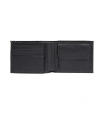 Calvin Klein Trifold leather wallet black