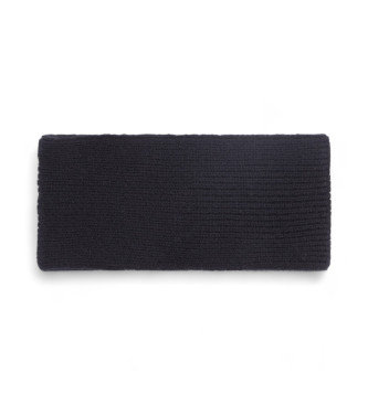 Calvin Klein Black wool and cashmere wool blend headband