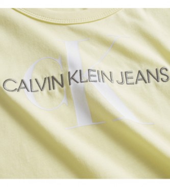 Calvin Klein Camiseta Vegetable Dye amarillo