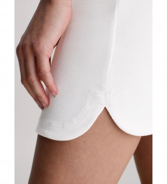 Calvin Klein Smal bodycon-kjole hvid
