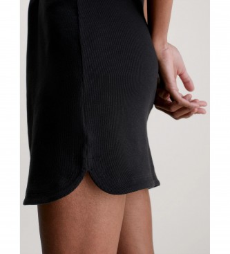 Calvin Klein Smal bodycon-kjole sort