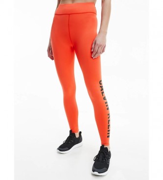Calvin Klein Leggings sportivi con logo arancione