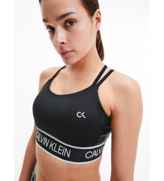Calvin Klein Soutien esportivo de baixo impacto preto