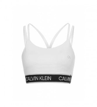 Calvin Klein Soutien-gorge à faible soutien blanc