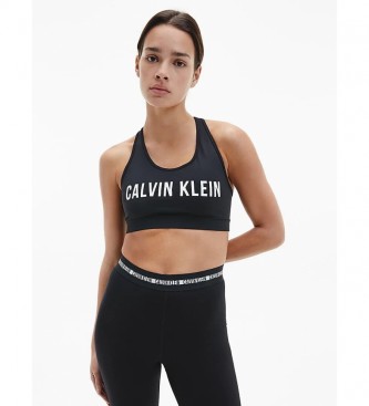 Calvin Klein Reggiseno sportivo a medio impatto nero