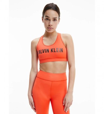 Calvin Klein Soutien-gorge de sport à impact moyen Orange 