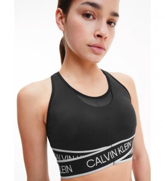 Calvin Klein Medium Impact bra black