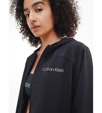 Calvin Klein Casaco de tecido preto
