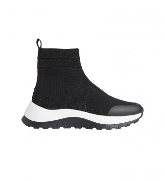 Calvin Klein Zapatillas altas Knit 2D negro -Altura plataforma: 5,6cm-