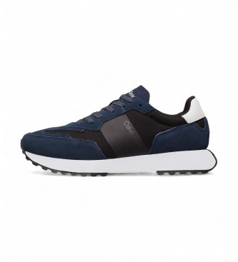 Calvin Klein Baskets en daim bleu