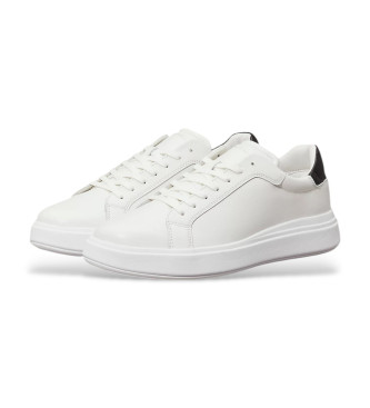 Calvin Klein Sneakers in pelle liscia bianca