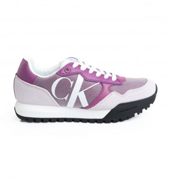 Calvin Klein Jeans Toothy Runner Bold Mono W lilac leather sneakers