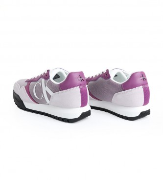 Calvin Klein Jeans Toothy Runner Bold Mono W lilac leather sneakers