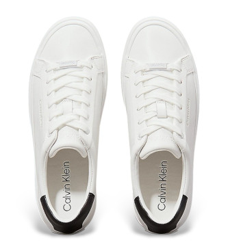 Calvin Klein Zapatillas de piel Vulc Lace up blanco