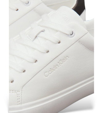 Calvin Klein Zapatillas de piel Vulc Lace up blanco