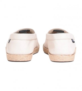 Calvin Klein Sneakers Espadille 3 con logo bianco sporco